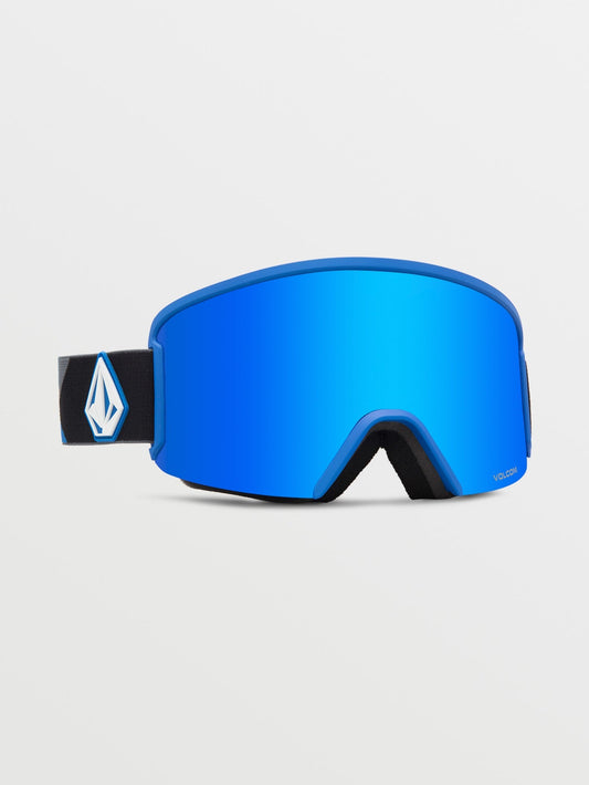 Schneebrille Garden Blue/Dark Gray (+ Yellow Chrome Bonusscheibe) - BLUE CHROME