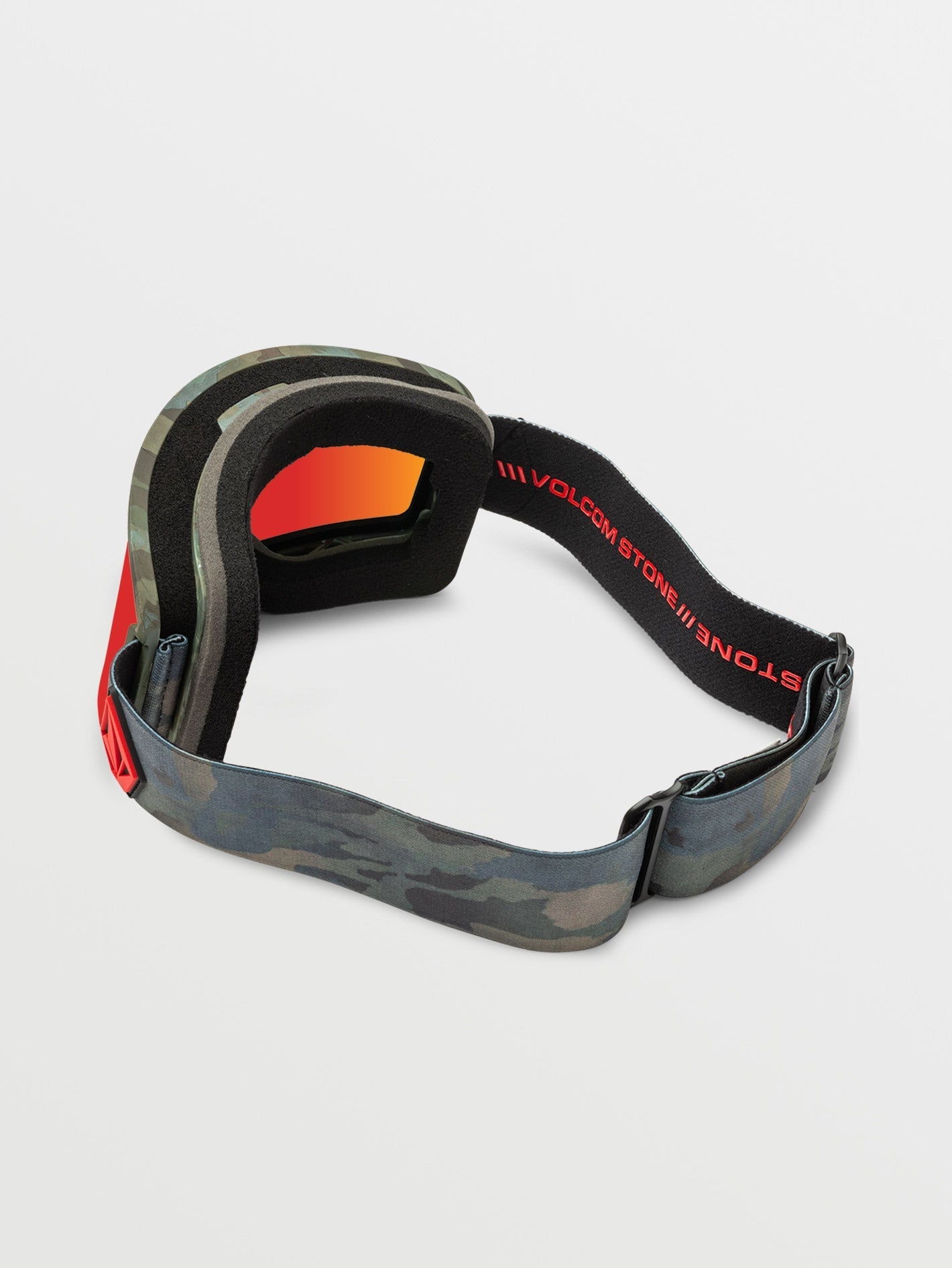 Cloudwash Camo snow mask (+ Yellow Chrome bonus screen) - RED CHROME