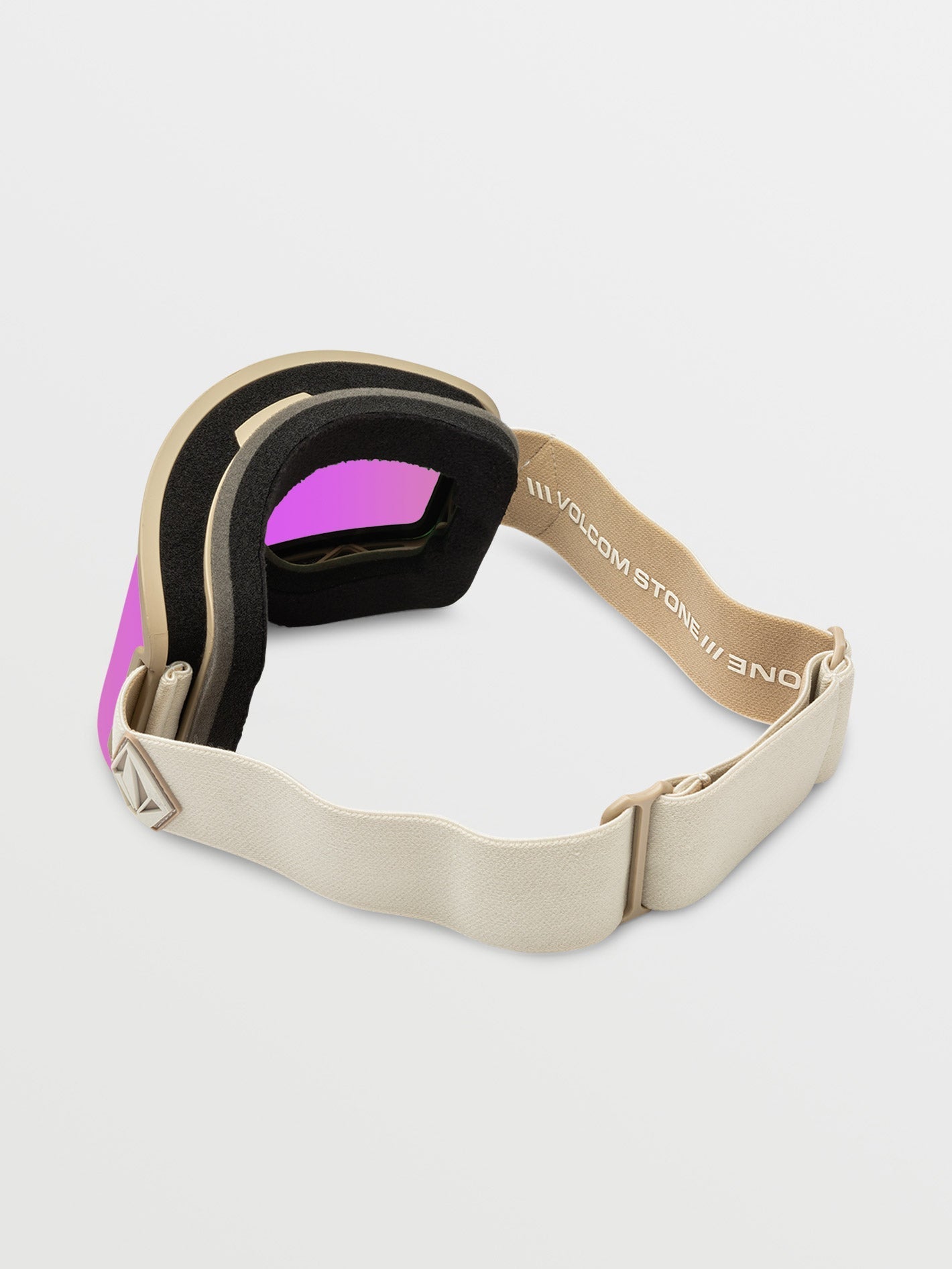 Garden Khakiest/Sand Snow Goggles (+ Bonus Yellow Chrome Lens) - PINK CHROME