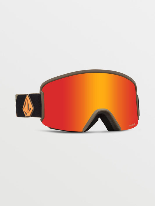 Garden Military/Gold Schneemaske (+ Yellow Chrome Bonus-Bildschirm) - ROTES CHROM