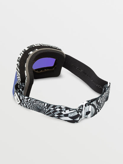 Garden Op Art Schneebrille (+ Bonus Gelbe Chromlinse) - LILA CHROM