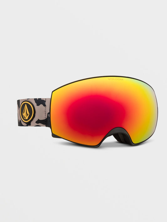 Masque de Snow Magna - Camo/Red Chrome