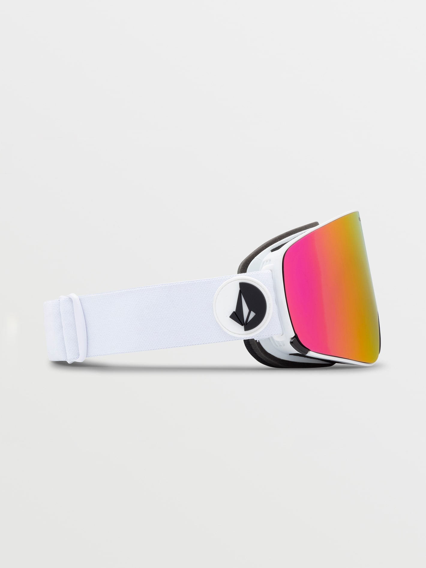 Schneemaske Odyssey Mattweiß - Pink Chrome