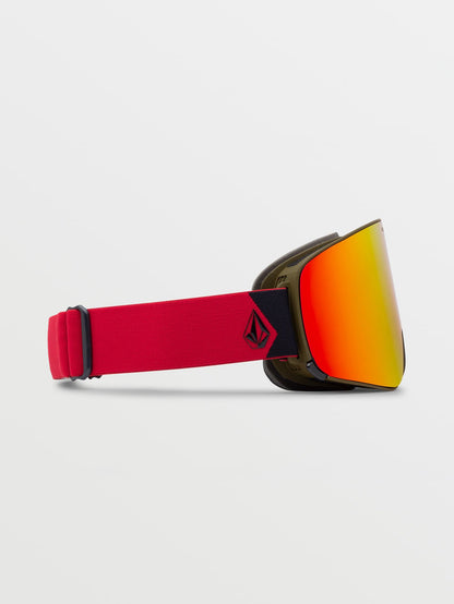 Masque de snow Odyssey Charamel/Red - Red Chrome