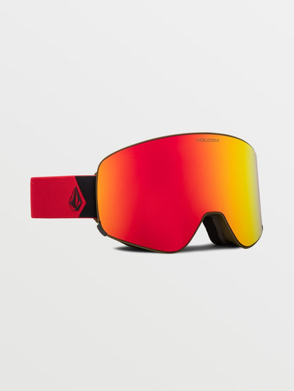 Masque de snow Odyssey Charamel/Red - Red Chrome