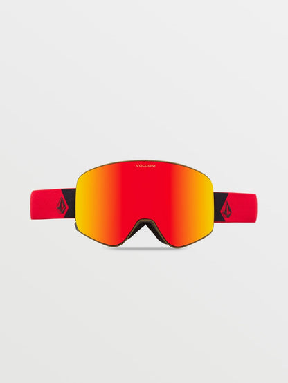 Masque de snow Odyssey Charamel/Red - Red Chrome