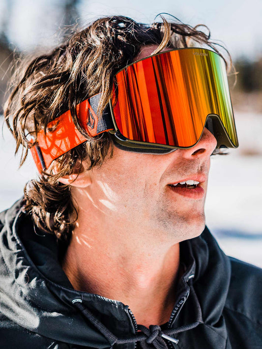 Masque de snow Odyssey Charamel/Red - Red Chrome