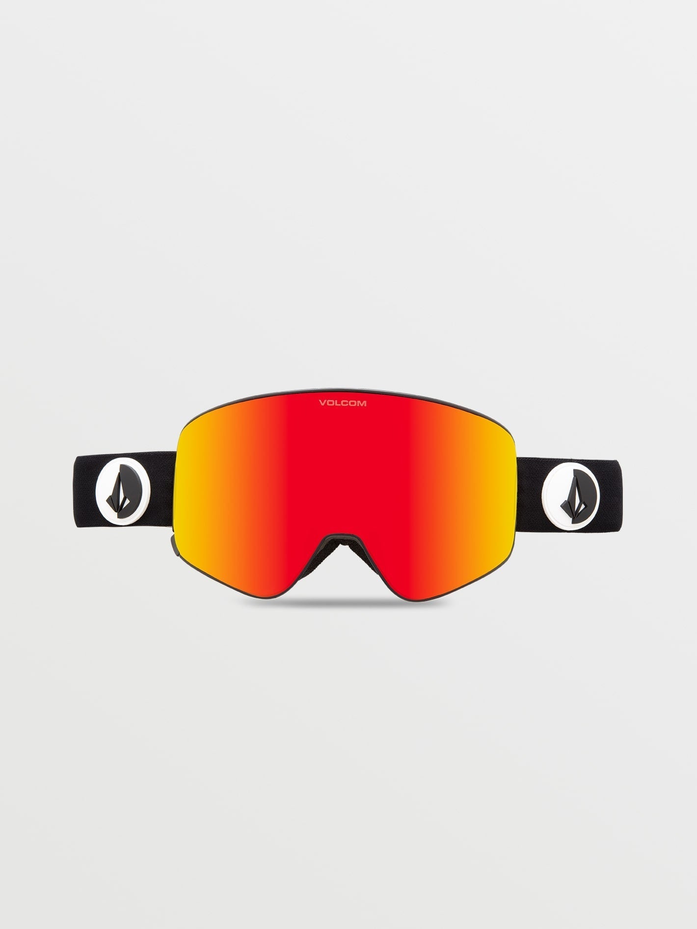 Schneemaske Odyssey Gloss Black (+ Bonuslinse) - Red Chrome