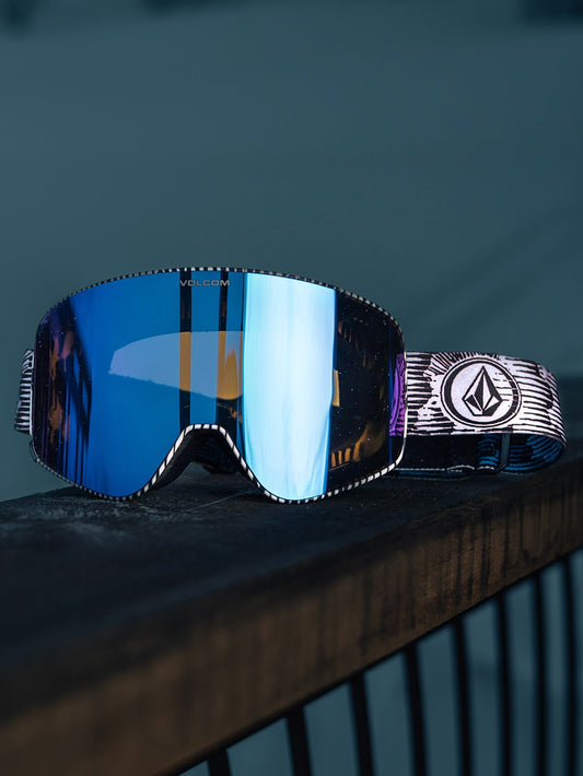 Jamie Lynn Odyssey Schneebrille (+ Bonus-Gelbchromlinse) – BLAUES CHROM