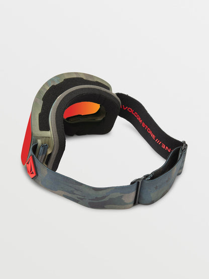 Odyssey Cloudwash Camo snow goggle (+ Yellow Chrome bonus screen) - RED CHROME