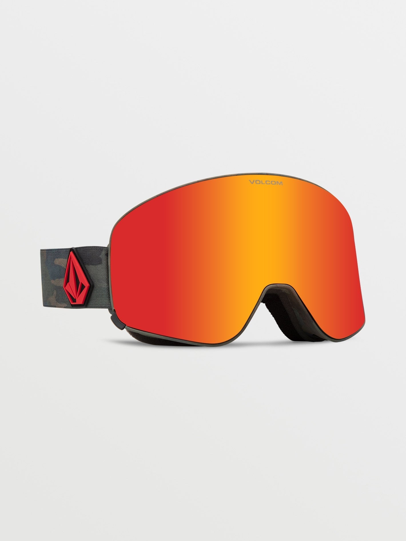 Odyssey Cloudwash Camo snow goggle (+ Yellow Chrome bonus screen) - RED CHROME