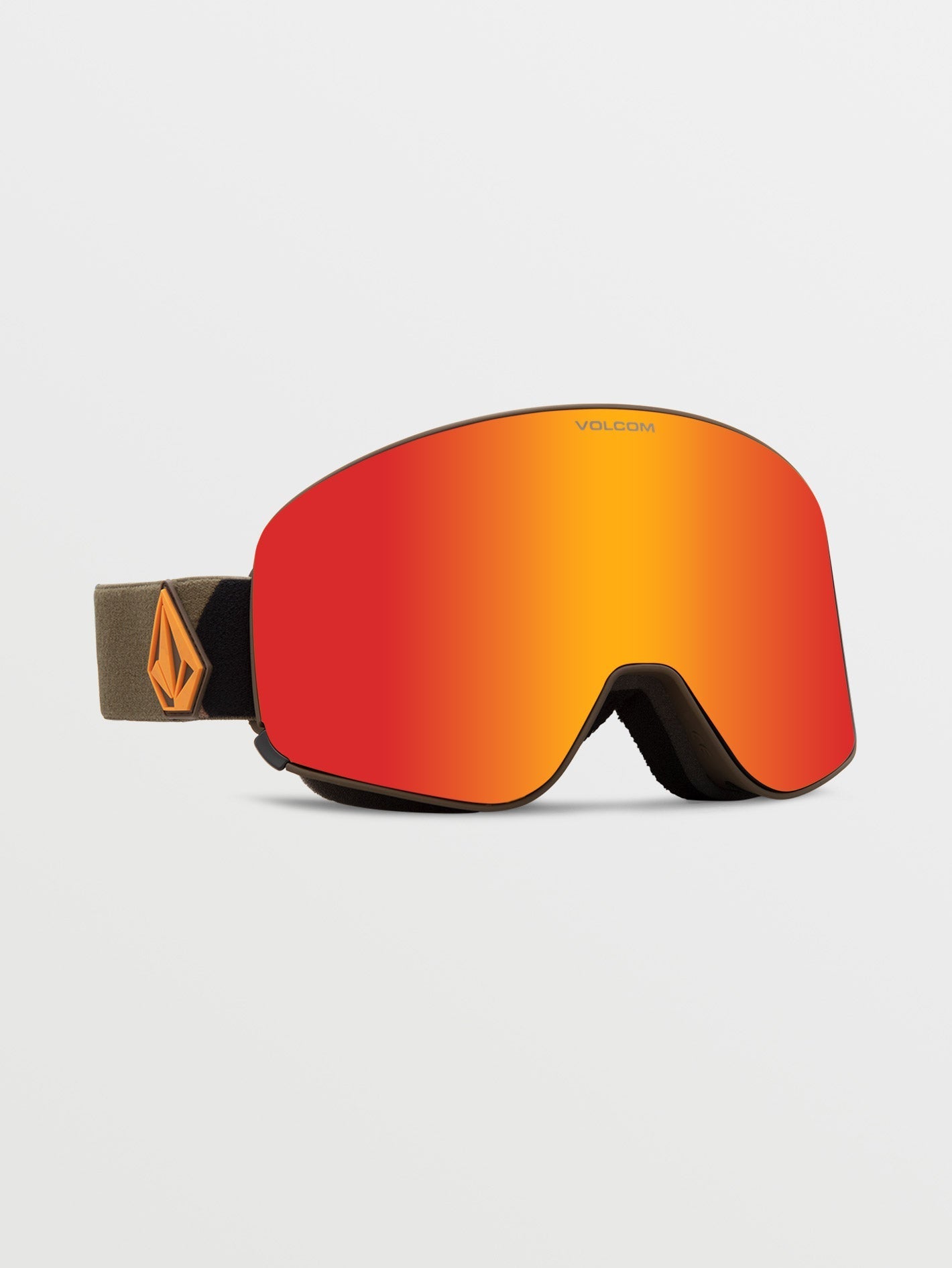 Snow goggle Odyssey Military/Gold (+ Yellow Chrome bonus screen) - RED CHROME