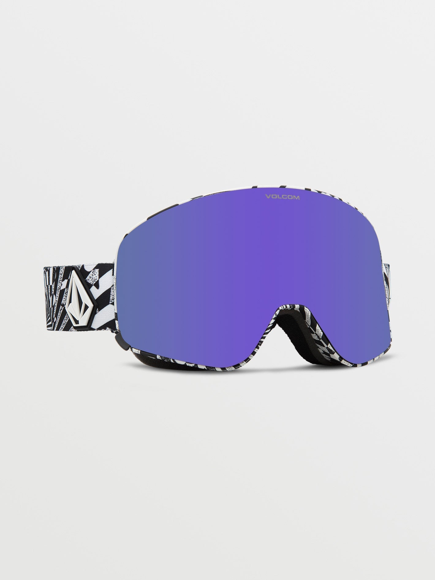 Odyssey Op Art/Lila Schneebrille (+ Bonus Gelbe Chromlinse) - LILA CHROM