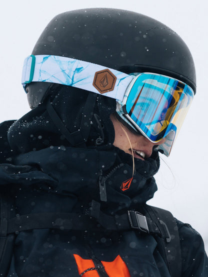 Odyssey White Ice Schneebrille (+ Gray Chrome Bonusscheibe) - ICE CHROME