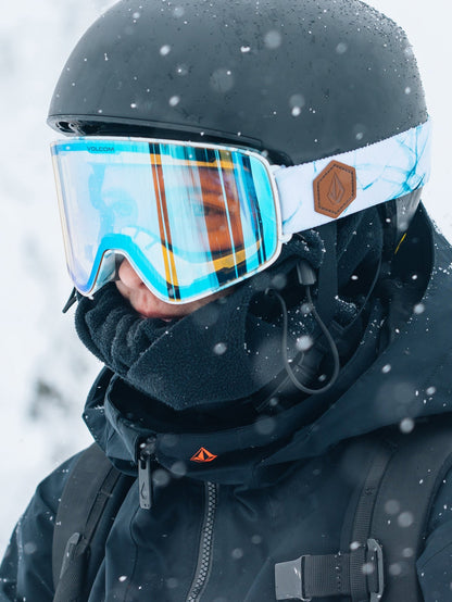 Odyssey White Ice Schneebrille (+ Gray Chrome Bonusscheibe) - ICE CHROME