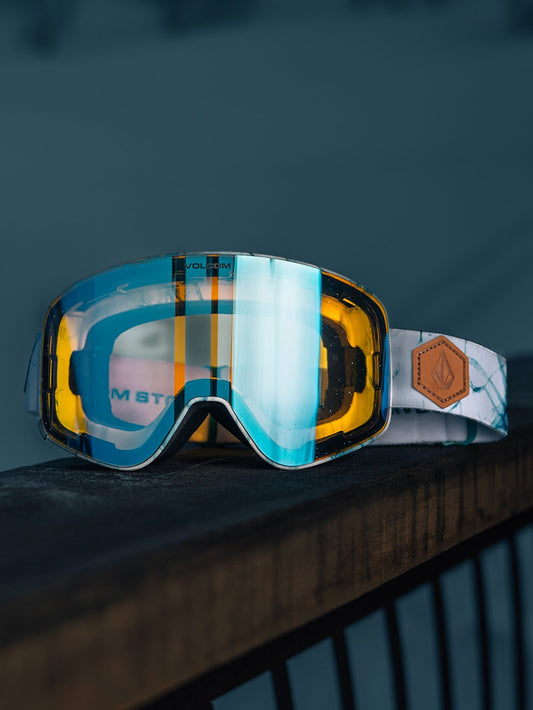 Odyssey White Ice Schneebrille (+ Gray Chrome Bonusscheibe) - ICE CHROME