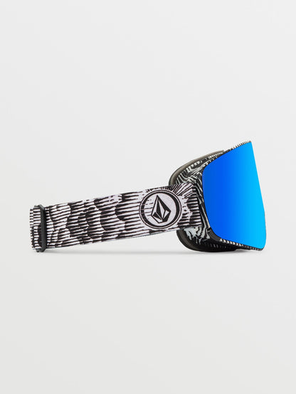 Masque de snow Odyssey Jamie Lynn (+ écran bonus Yellow Chrome) - BLUE CHROME