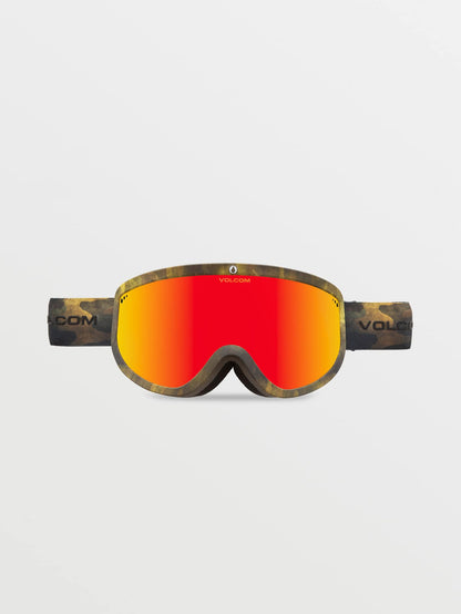 Footprints Camo Schneemaske - Rot Chrom