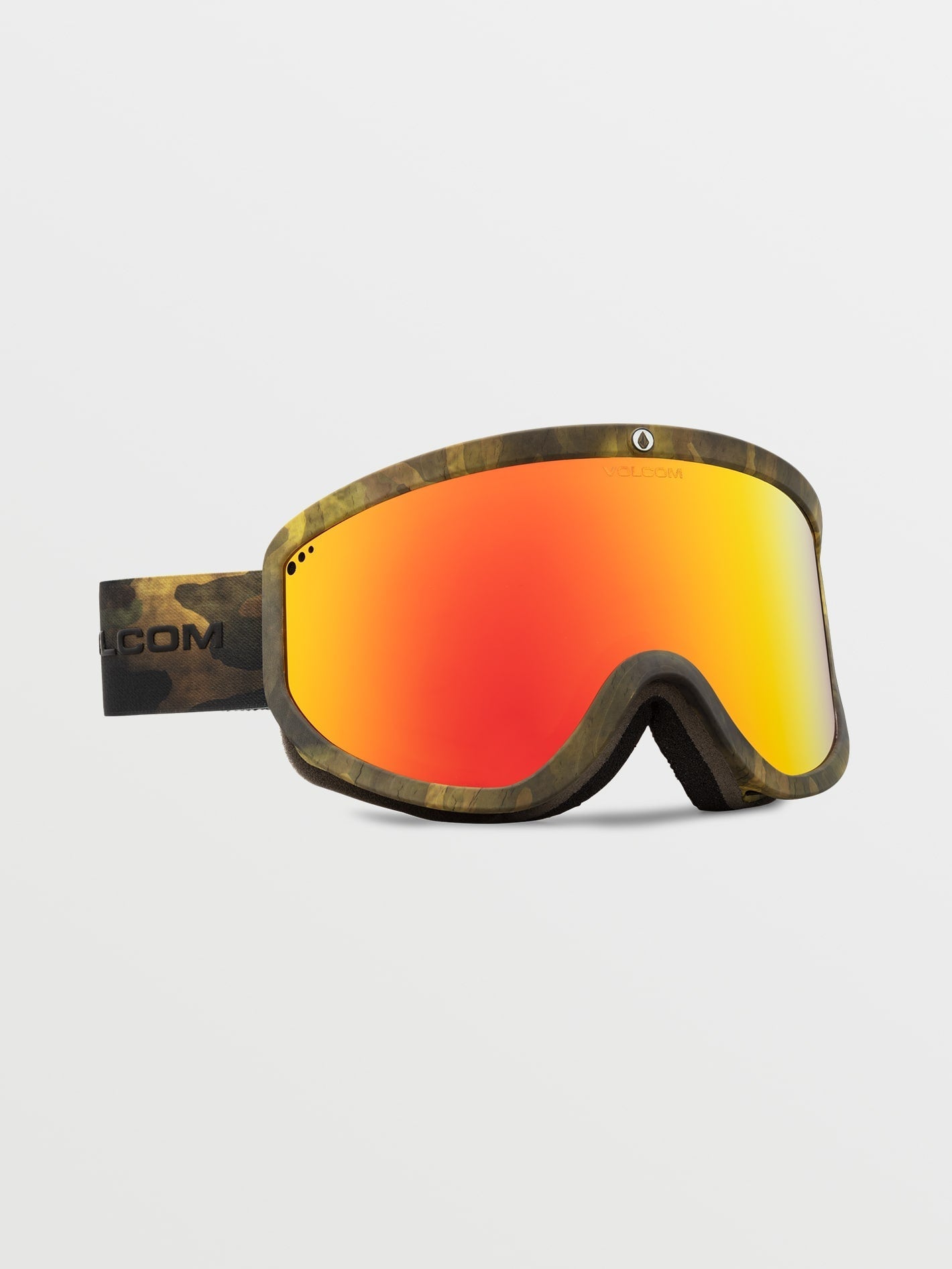 Footprints Camo Schneemaske - Rot Chrom