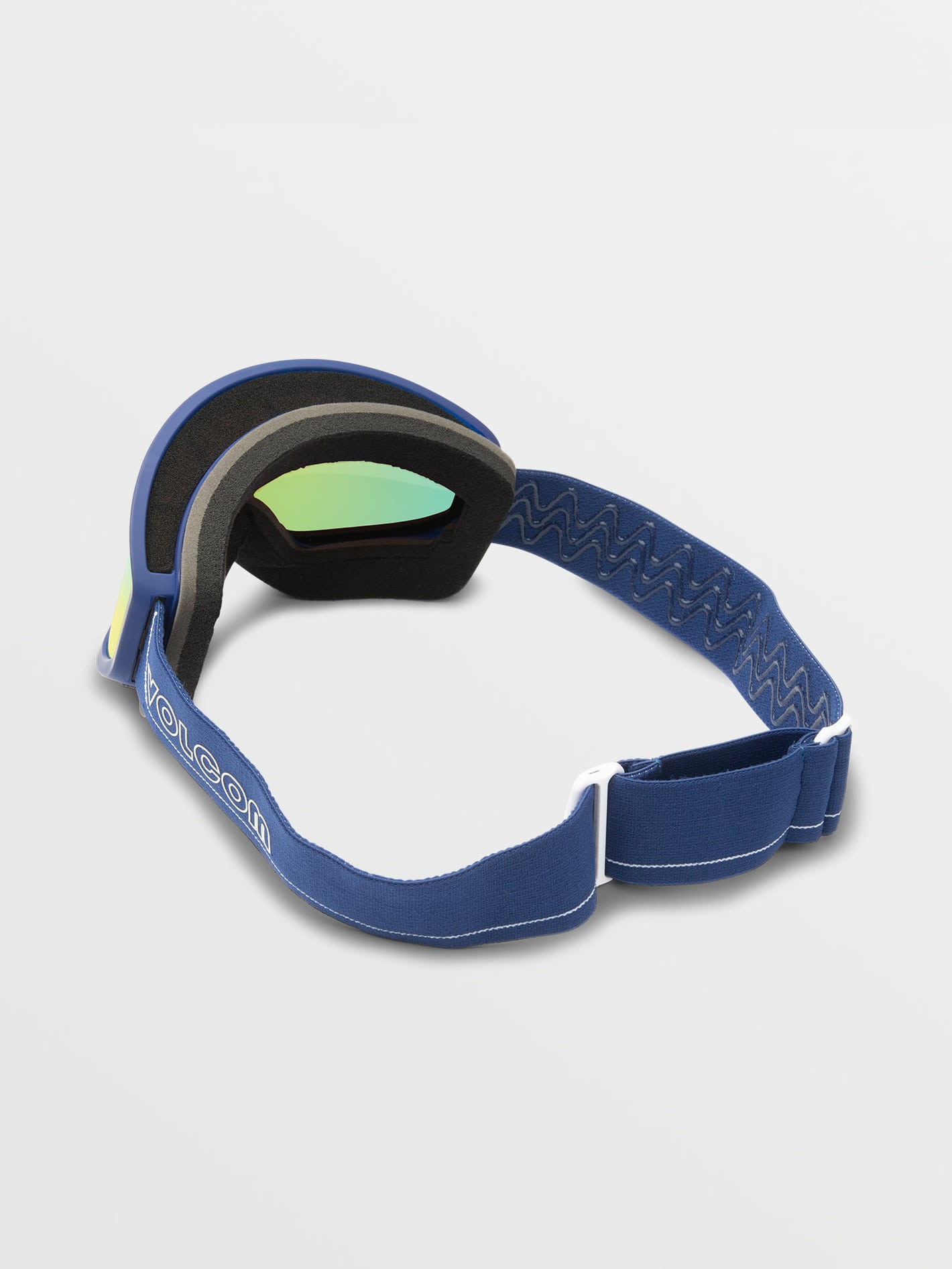 Masque de snow Footprints Dark Blue/White - Gold Chrome