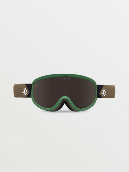 Masque de snow Footprints Dark Teek/Forest Green - Bronze