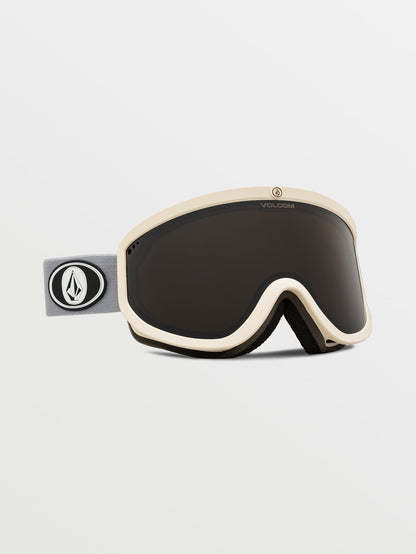 Snow mask Footprints Light Grey/Khaki - Bronze