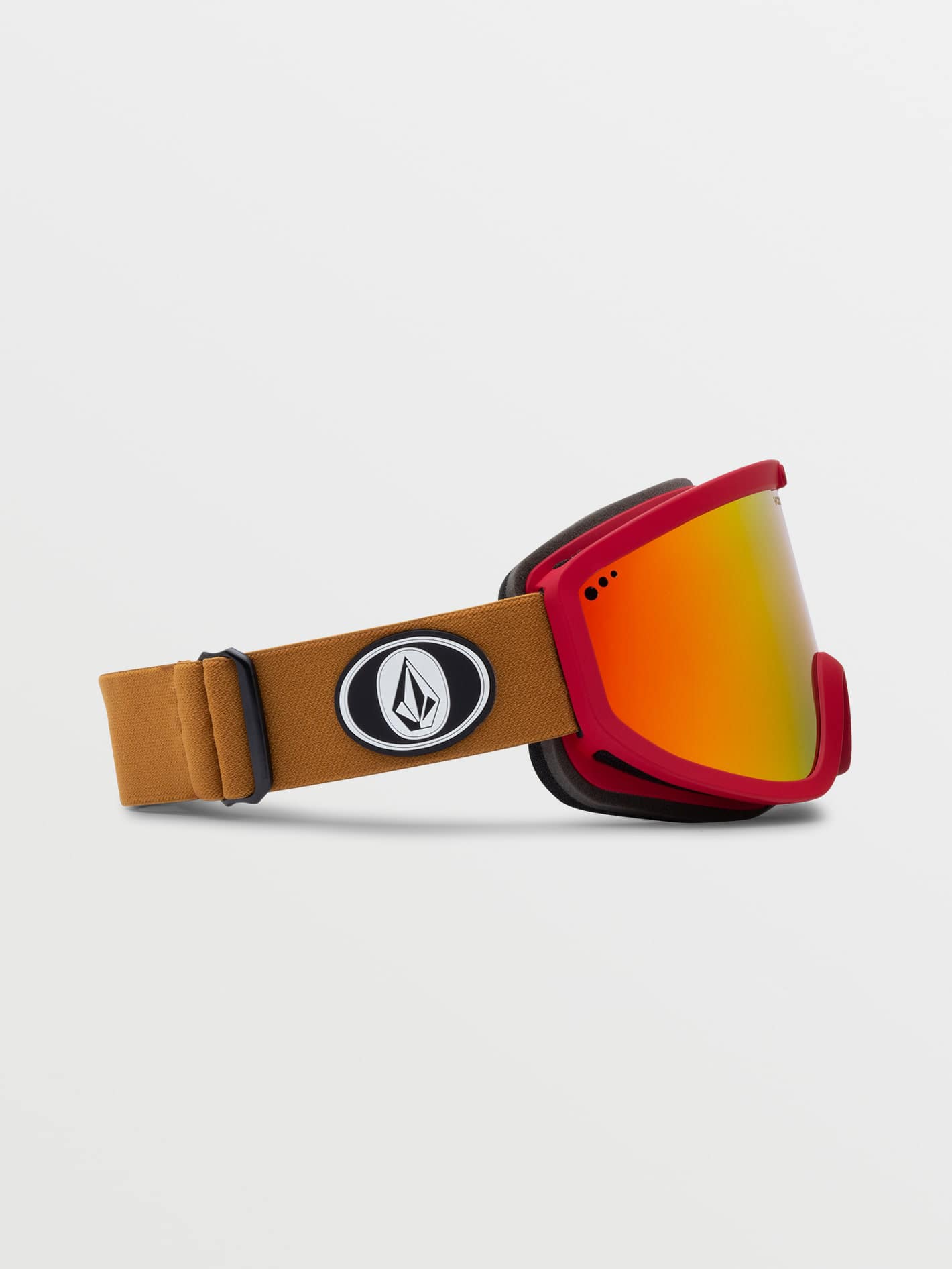 Schneemaske Footprints Rot/Charamel - Rot Chrom