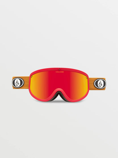 Schneemaske Footprints Rot/Charamel - Rot Chrom