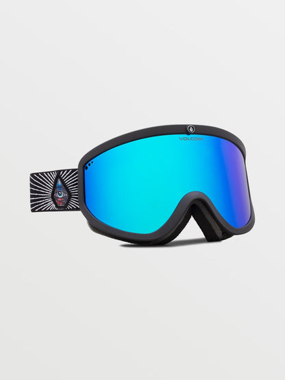 Masque de snow Footprints Jamie Lynn - Blue Chrome