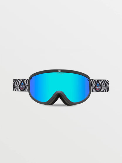 Masque de snow Footprints Jamie Lynn - Blue Chrome