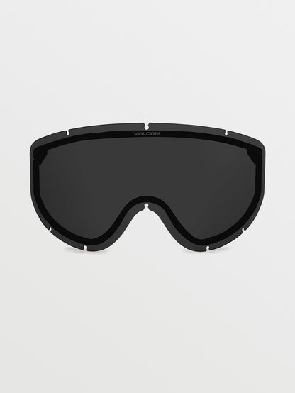 Masque de snow Footprints Matte White Stone (+écran bonus - Gris foncé) - Ice Chrome