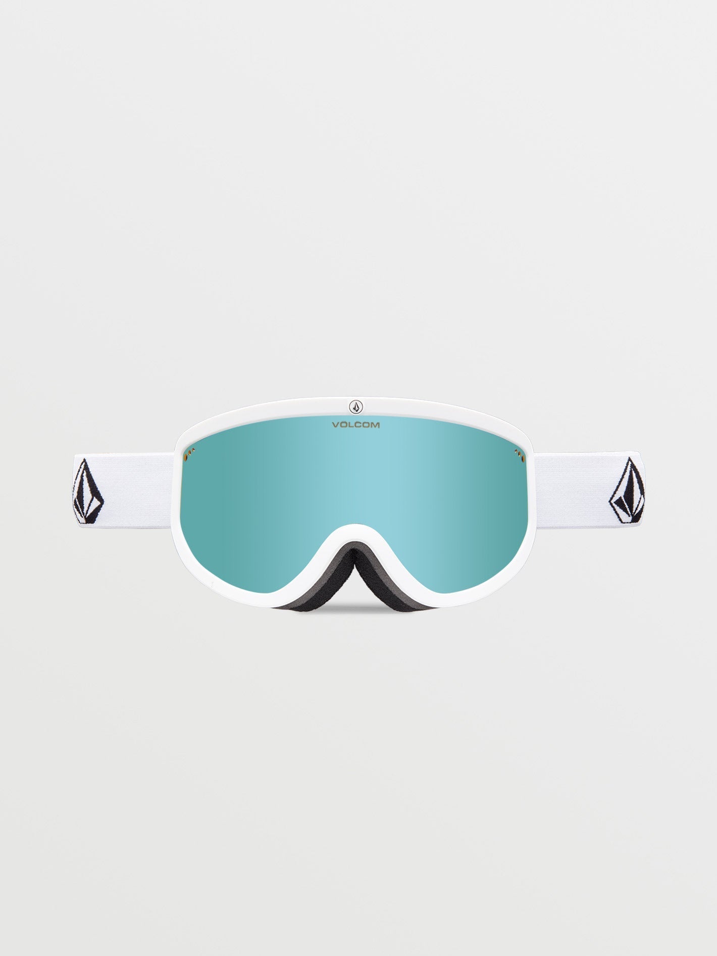 Masque de snow Footprints Matte White Stone (+écran bonus - Gris foncé) - Ice Chrome