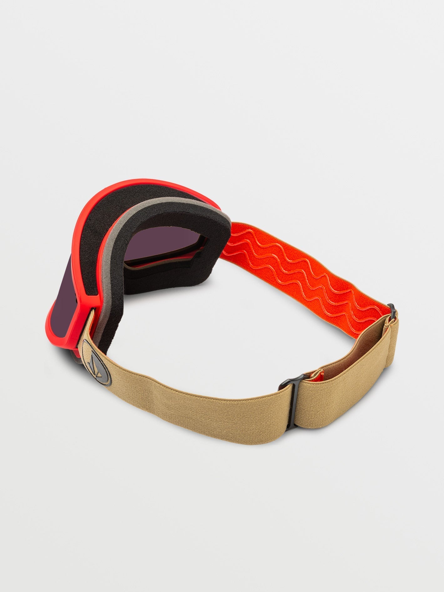 Masque de snow Footprints Orange Shock/Sand (+ écran bonus Yellow Chrome) - LIGHT BRONZE