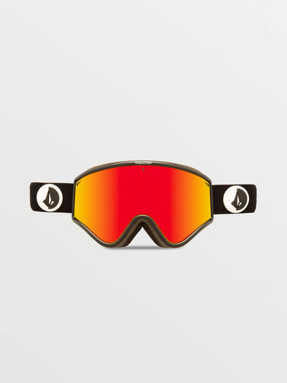 Snow Yae Gloss Black Maske - Rot Chrom