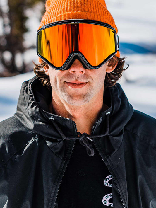 Masque de Snow Yae Gloss Black - Red Chrome
