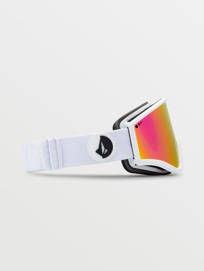 Masque de snow Yae Matte White - Pink Chrome