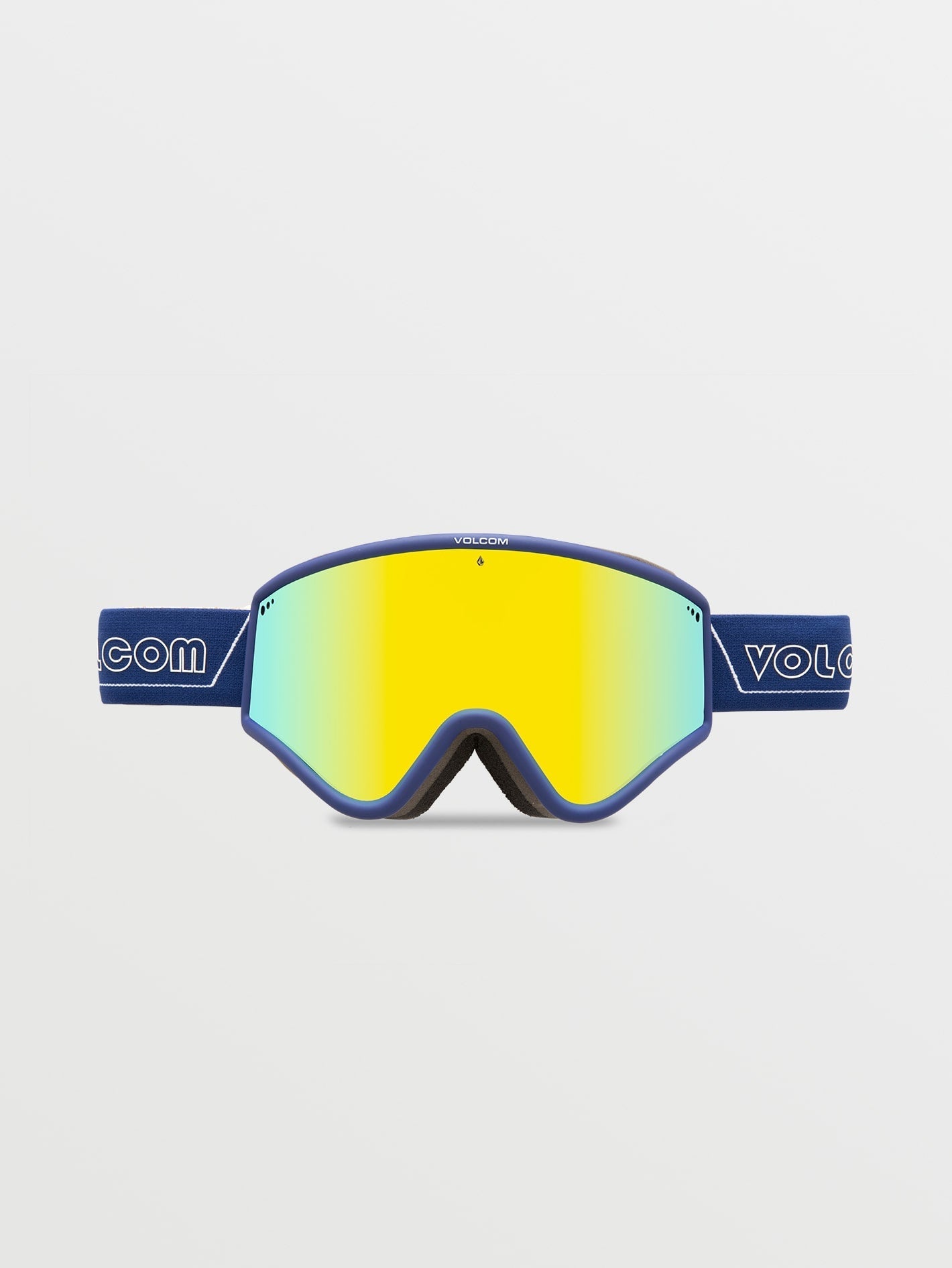 Snow mask Yae Dark Blue/White - Gold Chrome