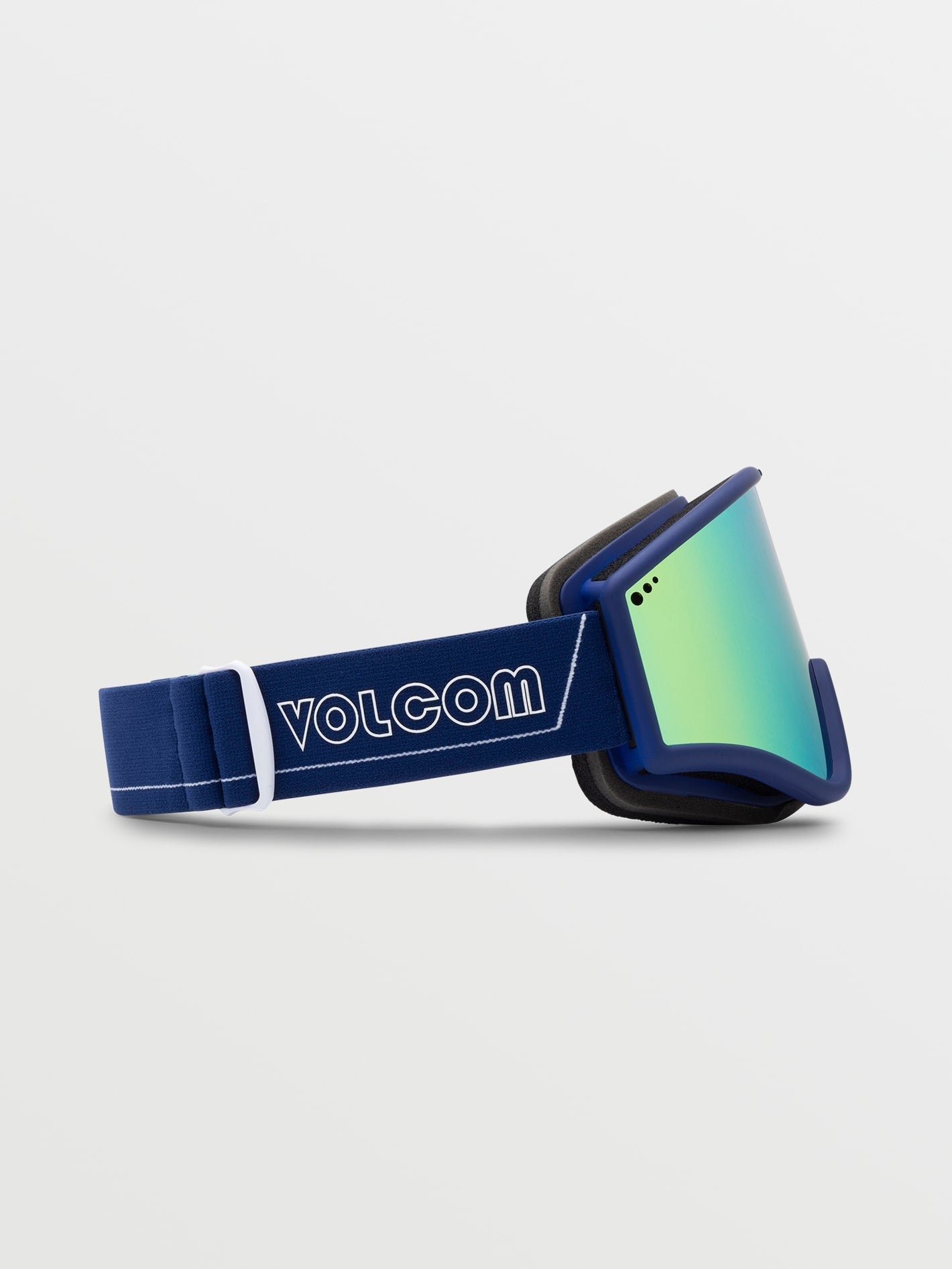 Snow mask Yae Dark Blue/White - Gold Chrome