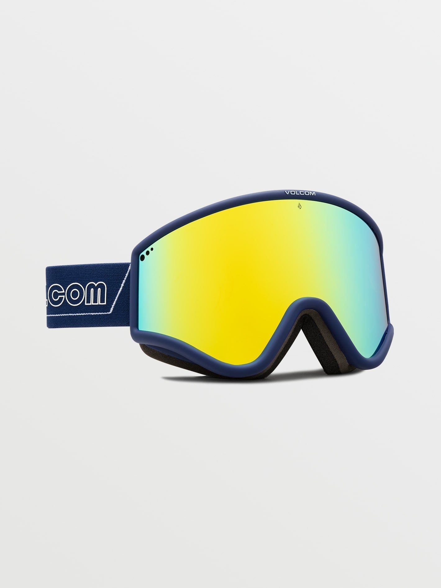 Snow mask Yae Dark Blue/White - Gold Chrome