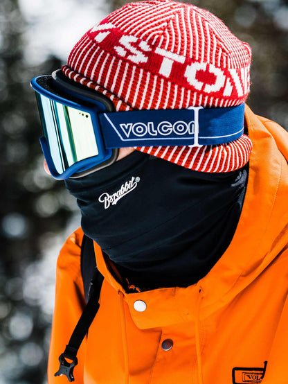 Snow mask Yae Dark Blue/White - Gold Chrome