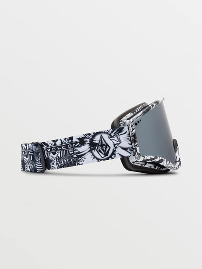 Yae Op Art Schneemaske - Silber Chrom