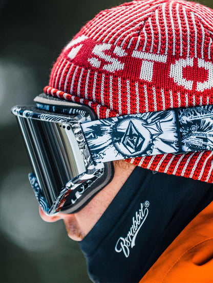 Yae Op Art Schneemaske - Silber Chrom