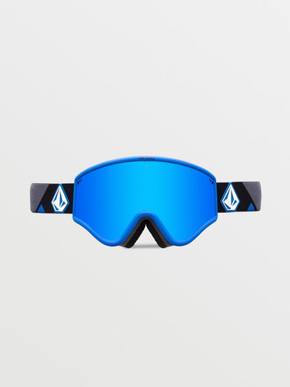 Masque de snow Yae Blue/Dark Grey (+ écran bonus Yellow Chrome) - BLUE CHROME