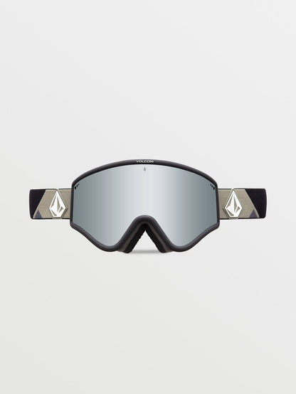 Schneemaske Yae Lt Military/Schwarz (+ Yellow Chrome Bonus-Bildschirm) - SILBER CHROM