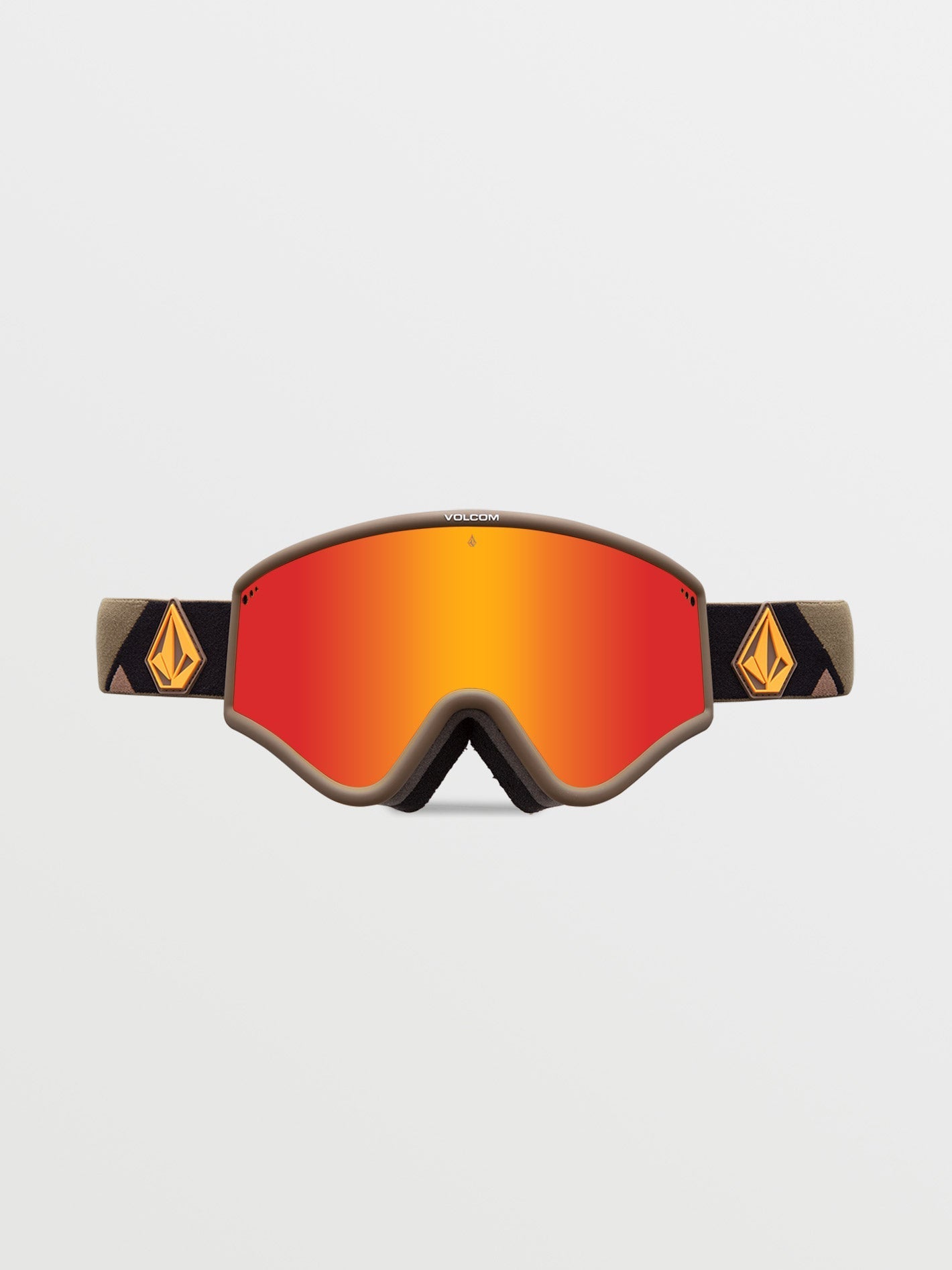 Yae Military/Gold snow mask (+ Yellow Chrome bonus screen) - RED CHROME