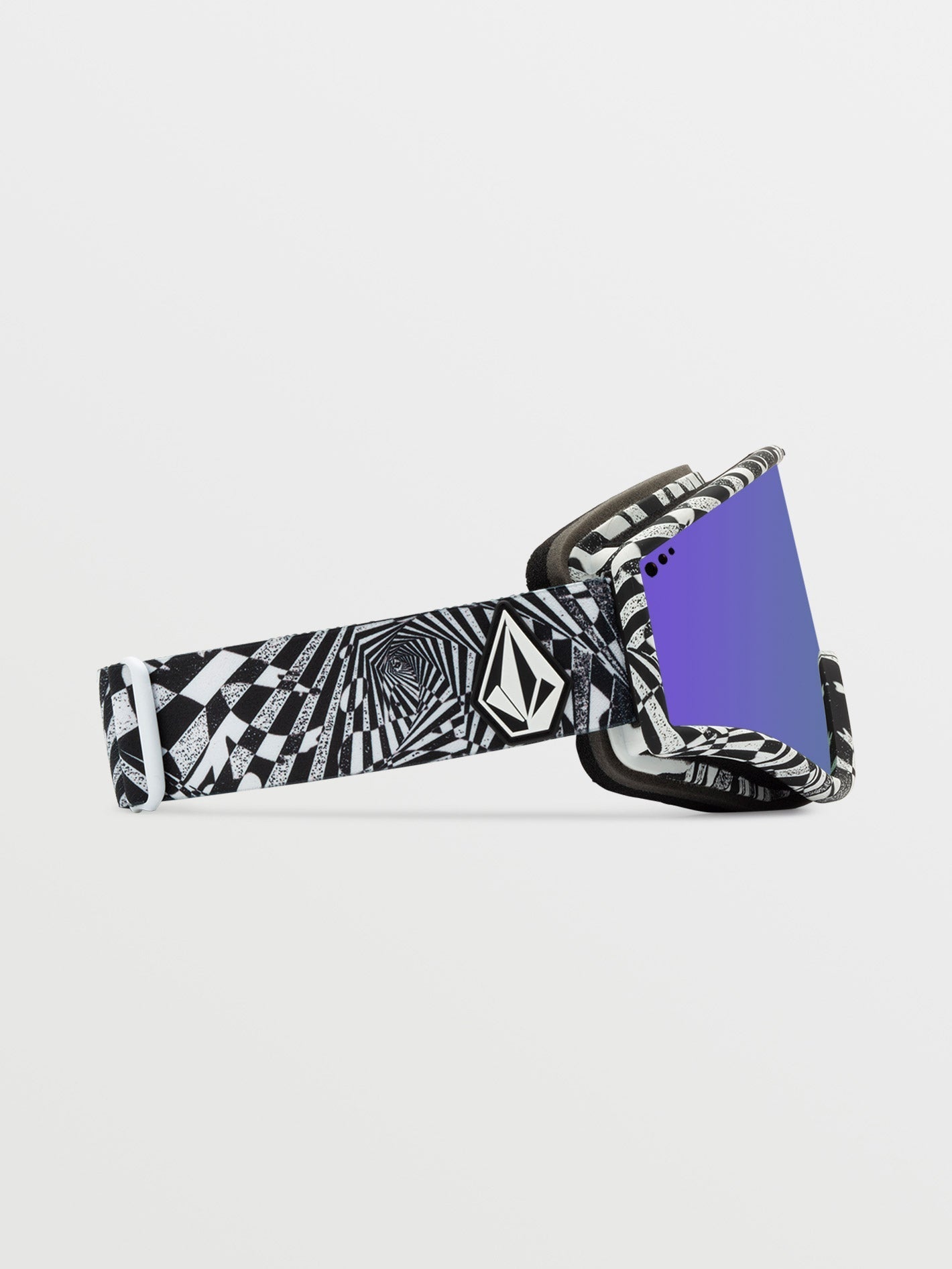 Masque de snow Yae Op Art (+ écran bonus Yellow Chrome) - PURPLE CHROME