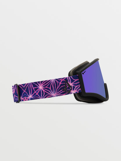 Yae Mike Ravelson Snow Goggles (+ Bonus Yellow Chrome Lens) - PURPLE CHROME