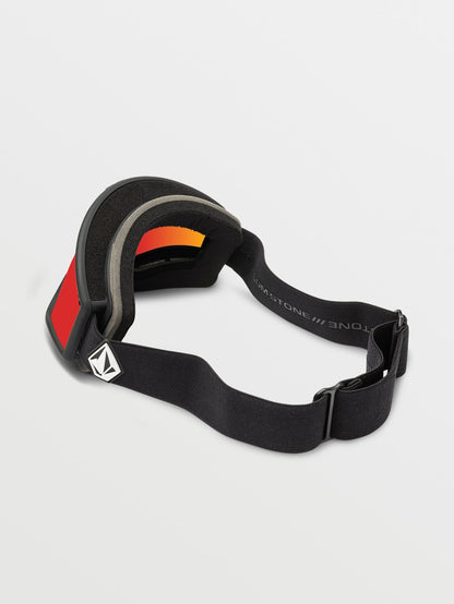 Snow mask Yae Matte Black - Red Chrome