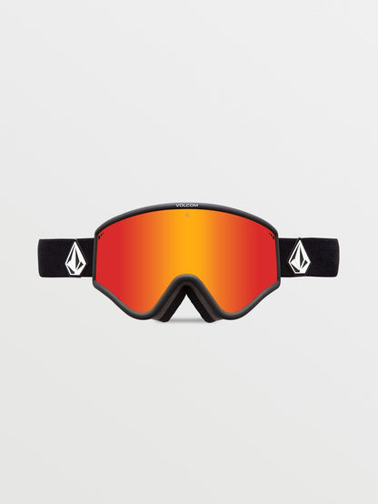 Snow mask Yae Matte Black - Red Chrome
