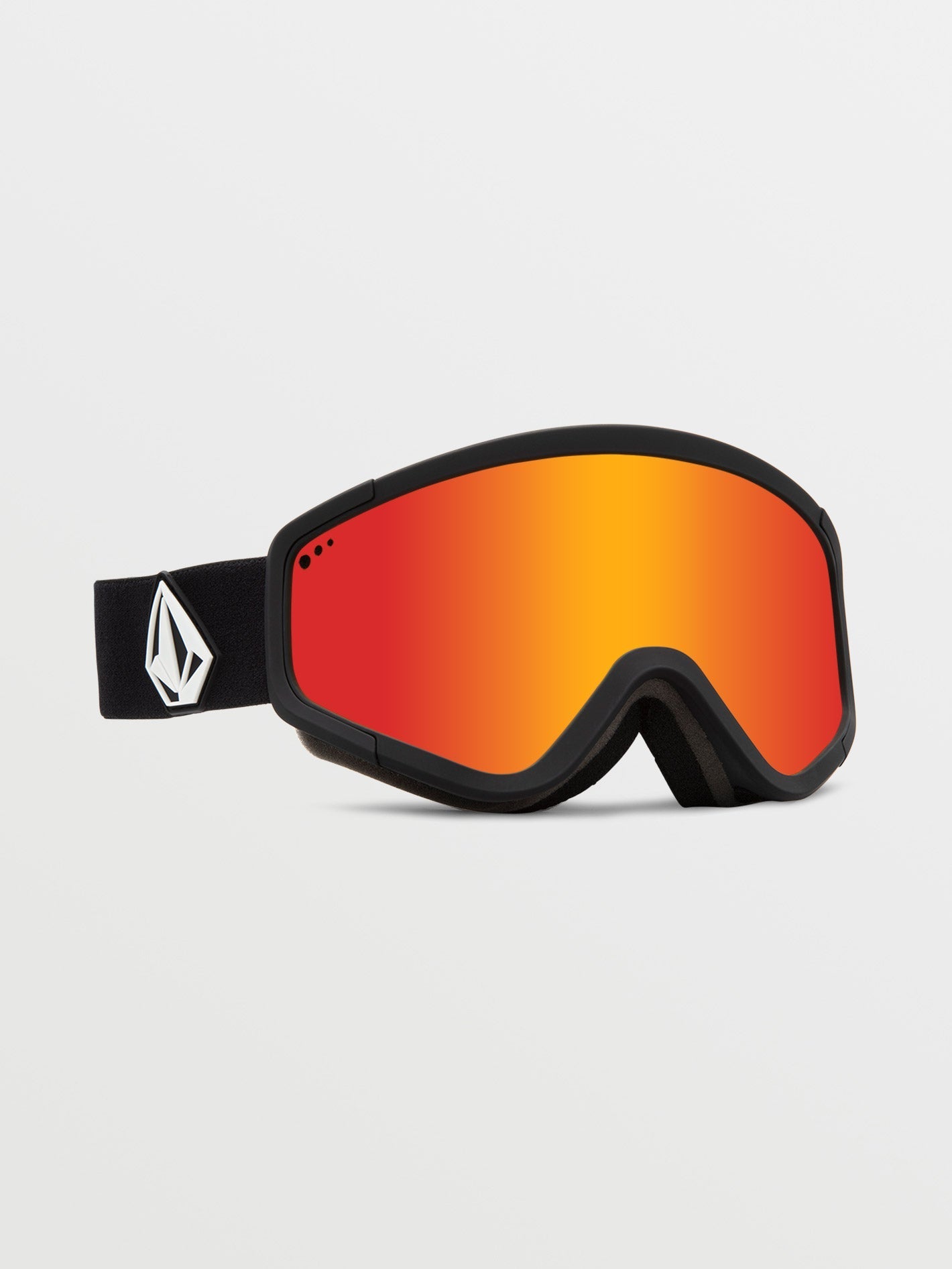 Attunga Mattschwarze Schneebrille (+ Bonuslinse – Gelb) – Rotchrom